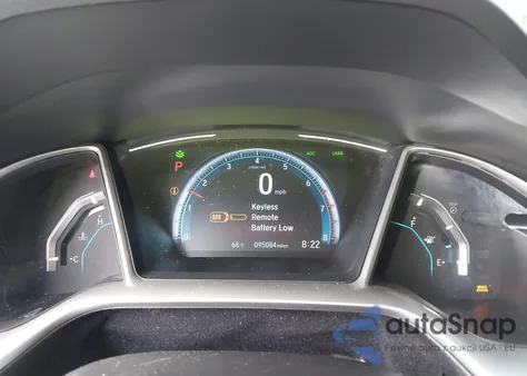 2019 Honda Civic Ex-L z USA, uszkodzony, nr VIN 19XFC1F72KE215191